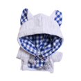 thumbnail image 1 of Ropa para muñecas de 15/17 cm perfke sudadera con capucha suave accesorios para fotos disfraz Gris, 1 of 9