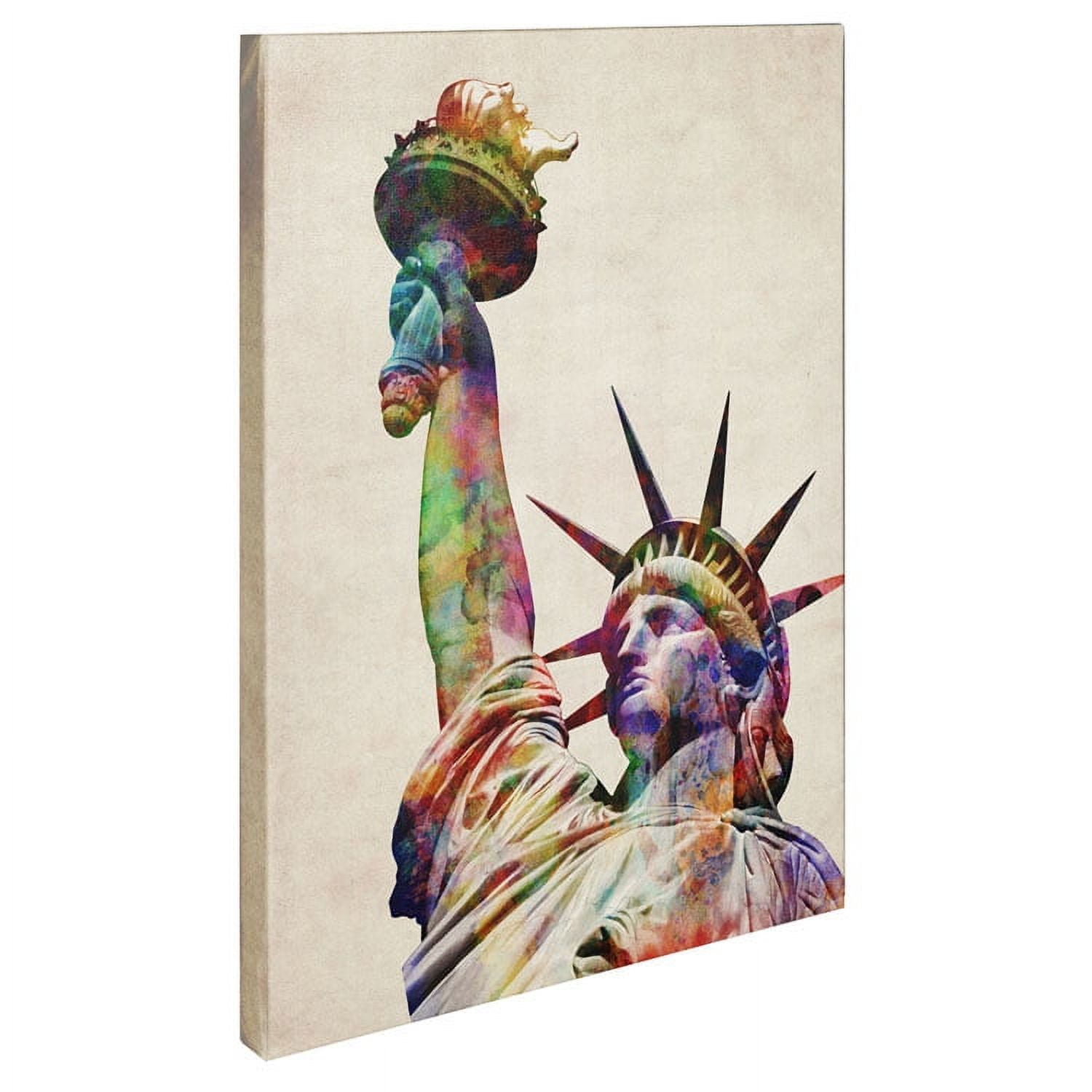 Trademark Art 'Statue of Liberty' Canvas Art by Michael Tompsett