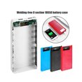 thumbnail image 2 of Portable 18650 Battery Charger USB Type-C LCD Display DIY Mobile Power Bank Case-White, 2 of 5