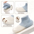 thumbnail image 2 of Meckior Baby Sock Shoes Baby Walking Shoes Infant Non-Slip Breathable Slippers Soft Rubber Sole Sneakers for Baby Boys Girls, 2 of 11