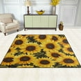 thumbnail image 3 of Area Rug Indoor 80"x58"in Non-Slip Wear Resistant Floor Mats Soft Large Carpets for Living Room Bedroom Home Decor Sunflowers Pattern, 3 of 7