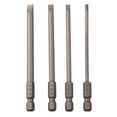thumbnail image 3 of 4Pcs 1/4 Hex Shank 100Mm Long Screwdriver Bits for Torx/Hexagon/Cross/Slotted A, 3 of 10