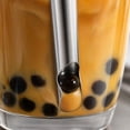 thumbnail image 4 of Wide Metal Straw 304 Stainless Steel Angled Tip Reusable for Slushies Milkshakes Dishwasher Safe with Brush, 4 of 6
