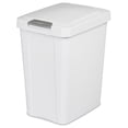 thumbnail image 1 of 10438004 28 Ltr. Touch Top Wastebasket Can, White, 1 of 1