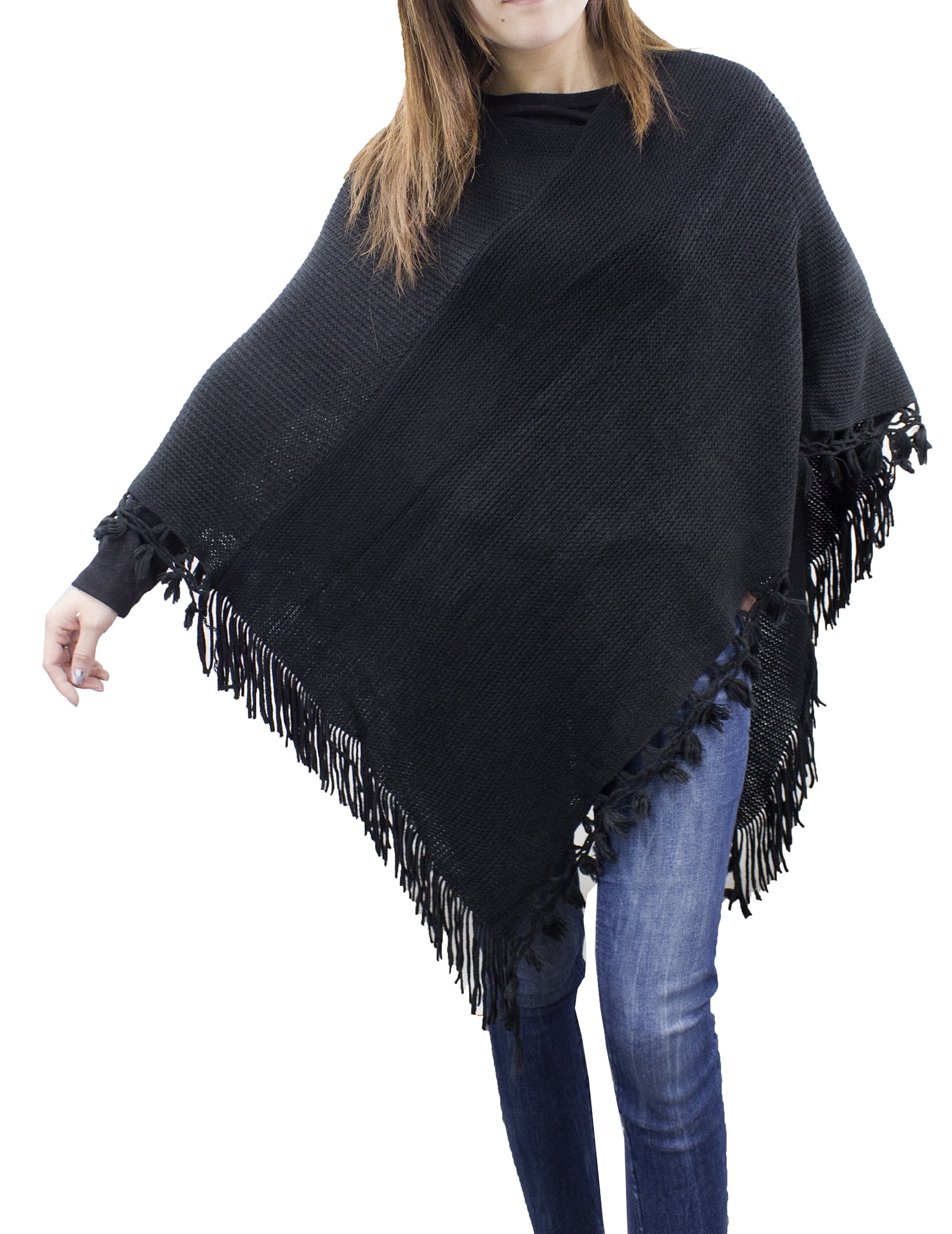 Styles I Love Womens Color Block Fringe 