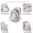 thumbnail image 4 of Mochila Mfikaryi Cute Cat para niñas de primaria, 4 of 6