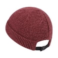 thumbnail image 1 of GRNSHTS Winter Knit Beanie Hat for Men Women Unisex Warm Classic Skull Cap Adjustable Knit Slouchy Daily Beanie Cap Wine Red, 1 of 7