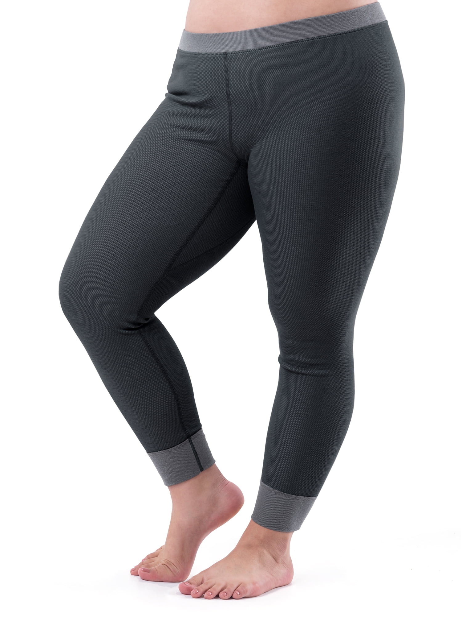 Fruit of the Loom Women's and Women's Plus Thermal Henley Top & Bottom Set