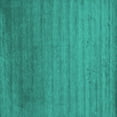 thumbnail image 1 of Ahgly Company Indoor Square Abstract Turquoise Blue Contemporary Area Rugs, 8' Square, 1 of 4