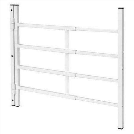 Segal S 4776 Operable Window Guard, 22 In. - 38 In. X 21 In., Steel, White, 4-Bar, Egress Compliant