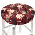 thumbnail image 6 of Cauagu African Women A Print Round Stool Covers,Seat Cushion for Round Bar Stool Chair Seat Cover for Bar Round Chair Fits for 12/13/14in Bar Stool Cushion, 6 of 7