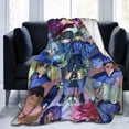 thumbnail image 6 of Blue Lock Blanket, Super Soft Throw Blanket For Bed Sofa Couch, Cozy Flannel Blanket For Bedroom Livingroom, 40"X30", 6 of 9