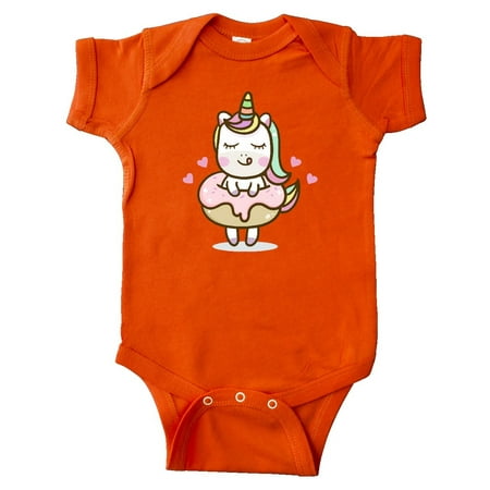 

Inktastic Unicorn Doughnut Gift Baby Girl Bodysuit