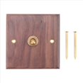 thumbnail image 3 of 8X Enchufe de Interruptor de Luz de Estilo Industrial Americano Retro, Placa de Interruptor de Palanca de LatóN de Madera Maciza, Interruptor de Estancia en Casa Antiguo (1), 3 of 5