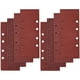thumbnail image 1 of Papel de lija de 40 piezas, hojas de lija de 93 x 185 mm para lijadora orbital de 8 orificios, grano P40, P60, P80, P100 surtido, 1 of 5
