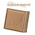 thumbnail image 3 of Collier pour Femmes Mode Design Spécial Diamant Acier Titane Brillant Collier Clavicule Collier Croisé, 3 of 5