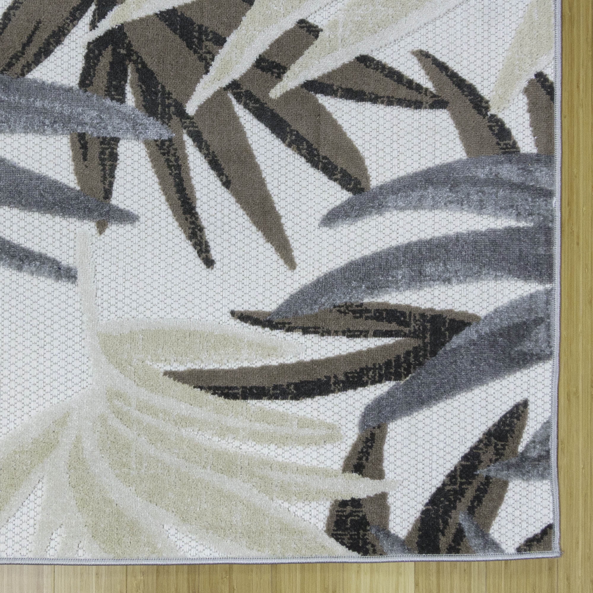 Kalari Isla Indoor/ Outdoor Polypropylene Ivory Flat Weave Area Rug, 6x9