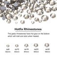 thumbnail image 2 of 1450 Pcs Strass Hotfix Cristal Gemas de Vidrio (Set SS6-SS30, Gris Transparente), 2 of 6