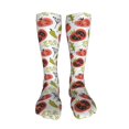 thumbnail image 5 of Honeii Tomatoes Print Calf Socks Sports Socks Seamless Toe, Trouser Socks,Knee High Long Socks for Women and Men-One Size, 5 of 8