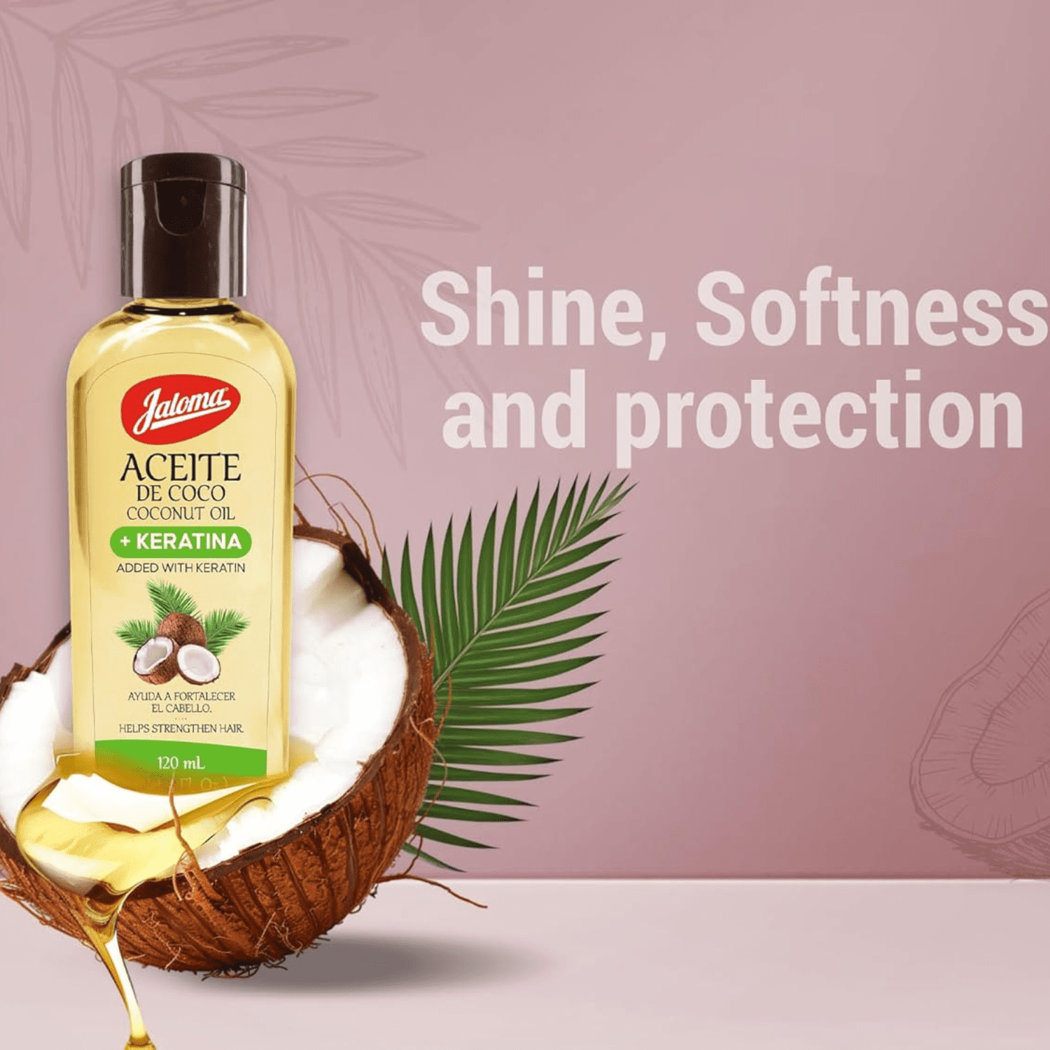 (4 pack) Jaloma Coconut Oil For Hydration Of All Skin And Hair Types, 4 fl oz