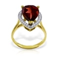 thumbnail image 2 of Galaxy Gold 14K Yellow Gold Natural Garnet Ring - January Birthstone - Passion & Protection - Sizes 5.5 to 11 - Fine Jewelry for Women, 2 of 3