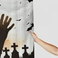 thumbnail image 3 of BCIIG Graveyard Hand Reaching Out Bats Bathroom Décor Set with Hooks 100% Polyester Stylish Shower Curtain for Bathroom Halloween Chic Modern Bathroom Decor Shower Curtain 60"x72, 3 of 7