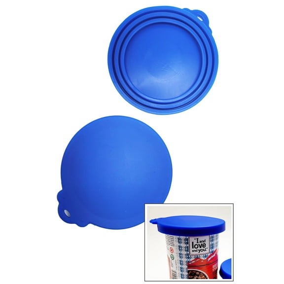 Simply Good Universal Fit Pet Food Can Lids (2-Pack) 100% Silicone