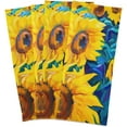 thumbnail image 2 of GZHJMY Sunflowers Original Oil Painting Kitchen Towels Set of 1 Dishcloths Hand Towels Tea Towels Ultra Absorbent for Cleaning Washing Drying Dishes Tableware 28'' x 18'', 2 of 7