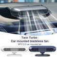 thumbnail image 4 of Car Bladeless Fan USB Car Fans Multifunction Car Fan Cooler Airs Circulation <λ Q3Q2, 4 of 8