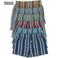 thumbnail image 4 of ToBeInStyle Boy's Pack of 6 Cotton Striped Boxer Shorts - Medium, 4 of 10