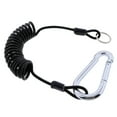 thumbnail image 4 of BLACK - 6 Foot Trailer Breakaway Cable Coiled Safety Cables For RV Emergency, 4 of 4