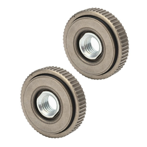 Tuerca Con Brida Para Amoladora Angular, Placa De Presión Para Amoladora Angular, 2 Piezas De Liberación Rápida De 12,7 Mm De Altura Para Reemplazo