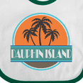thumbnail image 4 of Inktastic Dauphin Island Alabama Vacation Boys or Girls Baby Bib, 4 of 4
