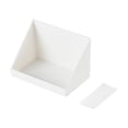 thumbnail image 1 of Justharion Wall Mounted Rack Punch-free Router Shelf Mirror Cabinet Diagonal Storage Support Room Partition Holder Kitchen White 1Set, 1 of 6