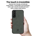 thumbnail image 3 of Feishell Support Wireless Charging Case for Samsung S21,Vintage Classic PU Leather Luxury Business Cover,Soft Non-Slip Grip Anti-Scratch Shockproof Case for Samsung Galaxy S21, Gray, 3 of 8