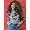 thumbnail image 2 of Cinco De Mayo Monochrome Shaped T-Shirt Women -Image by Shutterstock, Female 3X-Large, 2 of 4