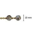 thumbnail image 5 of Celestial Beauty Three Round Labradorite Fashion Gold Beads Necklace, 5 of 5