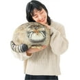 thumbnail image 2 of Cat Plush Body Pillow 45cm/18inch, Pallas Cat Filled Animal, Steppe Cat Cute Plush, 2 of 5