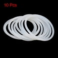 thumbnail image 2 of Uxcell 60mm OD 53mm ID 3.5mm Width Silicone Seal O-Rings White 10 Pack, 2 of 6