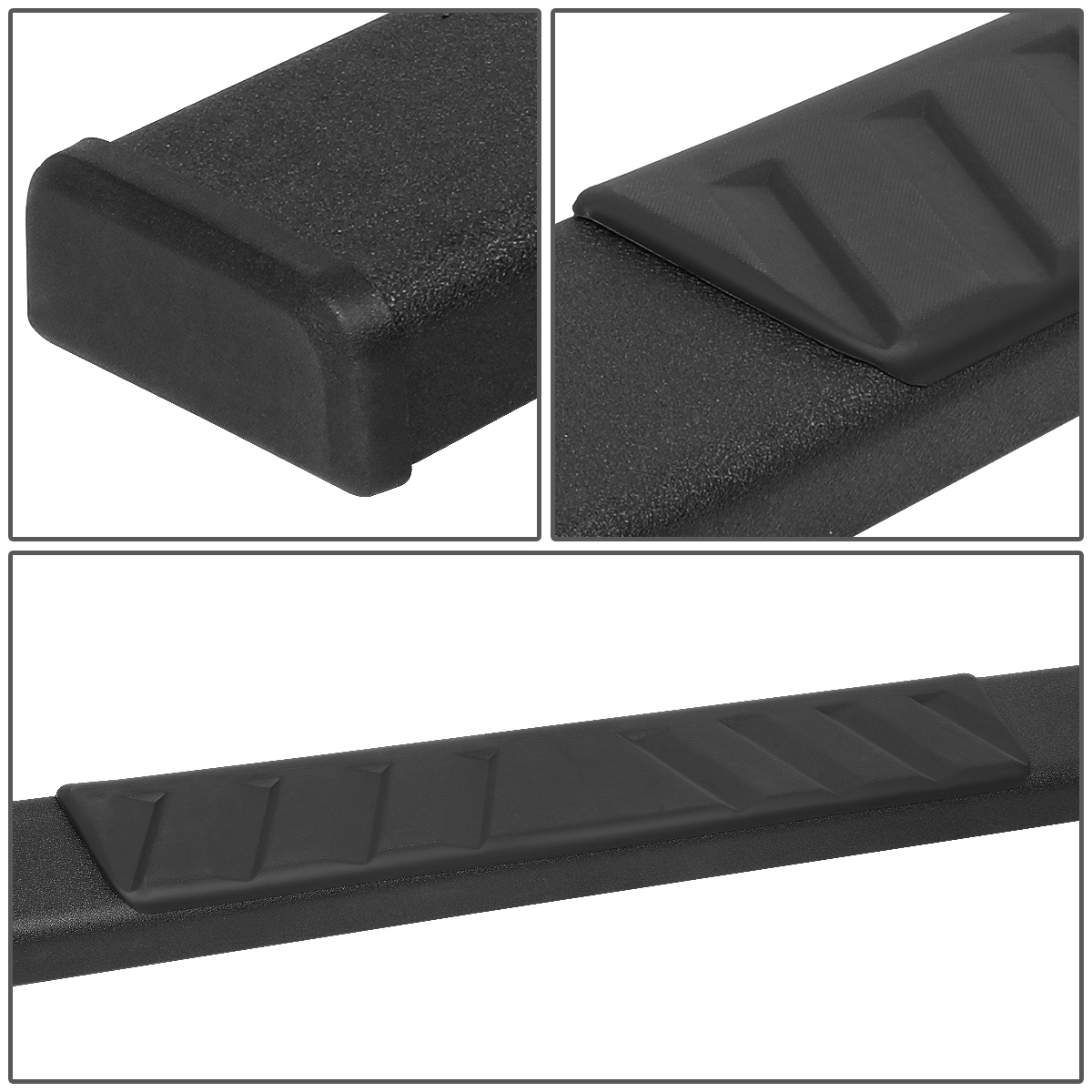 DNA Motoring 5" OD Black Side Step Nerf Bars Running Boards for 2009-2022 Ram 1500 Quad Cab
