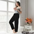thumbnail image 5 of Sikiie Black Women’s Ultra-Soft Comfy Lounge Pants Sleepwear Comfy Lounge Pants Drawstring Sleep Bottoms with PocketsSmall, 5 of 6