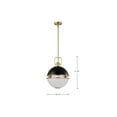 thumbnail image 4 of 60/7878-Nuvo Lighting-Everton - 2 LightPendant-18 Inches Tall and 14 Inches Wide-Matte Black Finish, 4 of 16