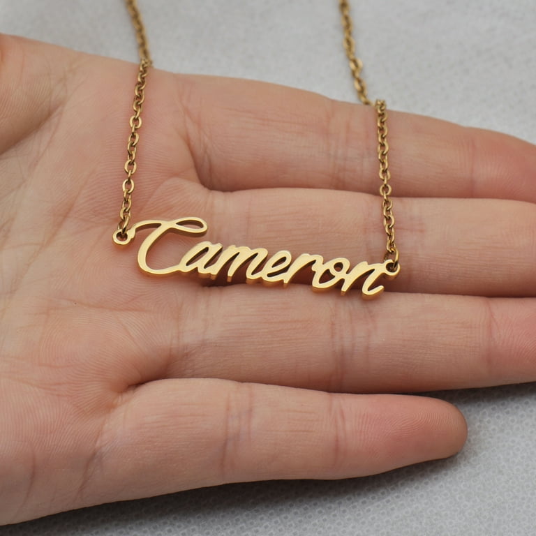 Cameron name cheap necklace
