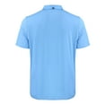 thumbnail image 3 of Men's Cutter & Buck Powder Blue Milwaukee Brewers Coastline Epic Comfort Eco Recycled Polo, 3 of 3