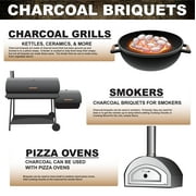 B&B Charcoal Competition Oak Charcoal Briquets 17.6 Pound