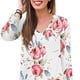 thumbnail image 1 of Camiseta de mujer con cuello en V, camiseta de mujer con cuello en V, camiseta de mujer, camiseta de manga larga transpirable, fiel a su promesa, 1 of 5