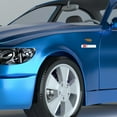 thumbnail image 4 of Peggybuy 2Pcs Sline Lettering Stickers Adhesive Car Side Badge Sticker Car Badge for Audi, 4 of 8