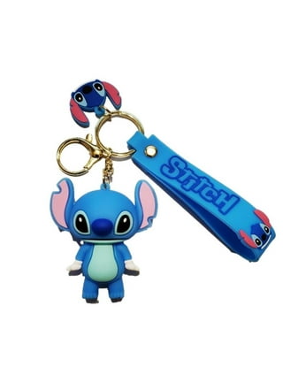 Disney Stitch Pewter Keychain Key Ring Monogram Lilo And Stitch