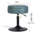 thumbnail image 3 of Homebeez Storage Ottoman Vanity Stool,360°Swivel Height Adjustable Foot Stool,Modern Accent Stools for Bathroom Living Room, 3 of 8