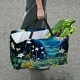 thumbnail image 7 of Starry Plants Collapsible Bucket Tote Bag Shopping Basket Oxford Cloth Picnic Basket with Reusable, Foldable, and Large Capacity Features, 7 of 7